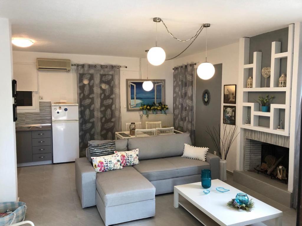 Sofia'S Pearl Beachfront Maisonette Nea Kallikrateia Dış mekan fotoğraf